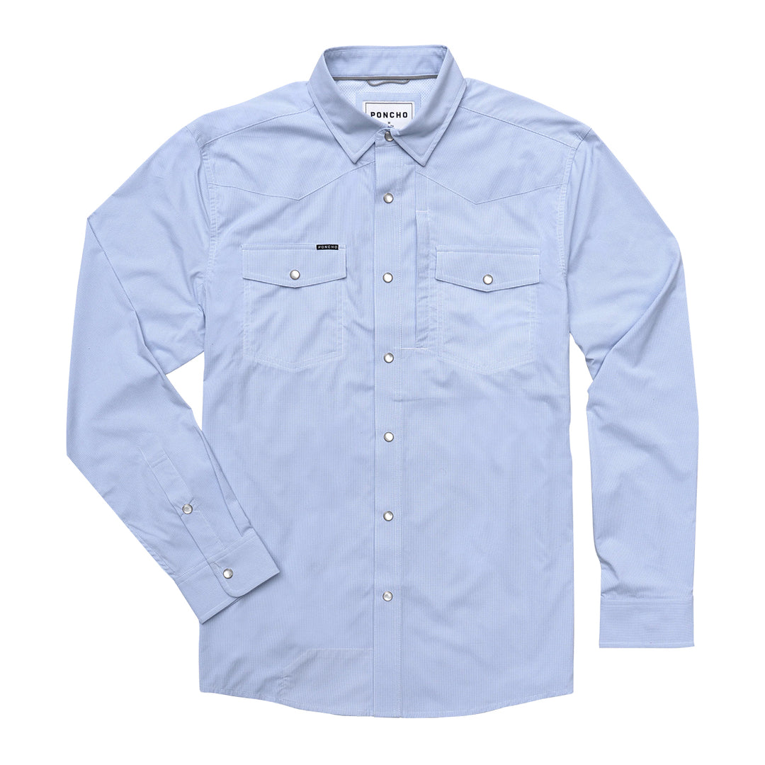 Poncho The Nueces Western LS Shirt