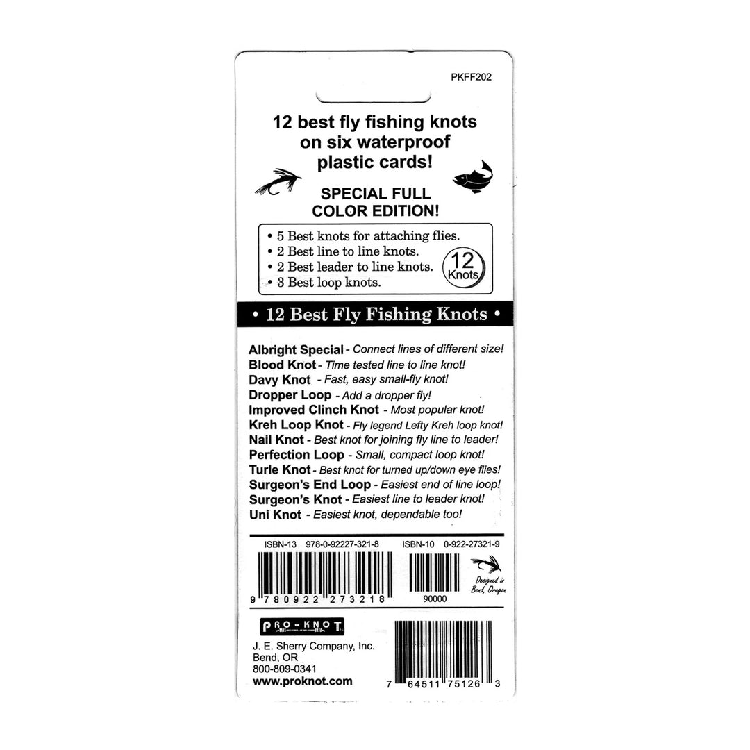 Pro-Knot Fishing Knot Cards 12 Knots - Madison River Fishing Company
