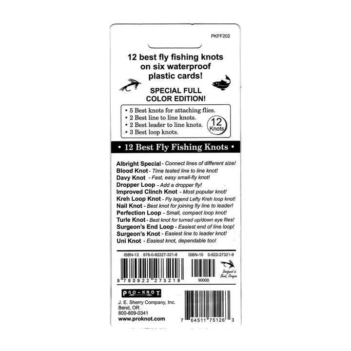 Pro-Knot Fishing Knot Cards 12 Knots - Madison River Fishing Company