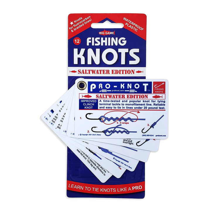 Pro-Knot Fishing Knot Cards Saltwater - Madison River Fishing Company
