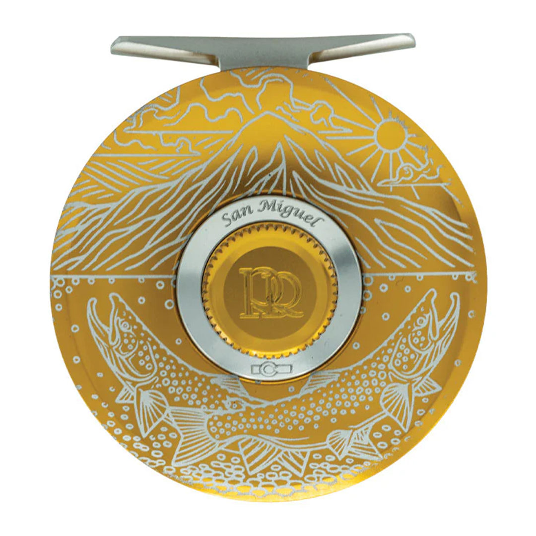 Ross San Miguel Fly Reel 5/6 Underwood Ridge Risers Gloss Gold #16 of 100