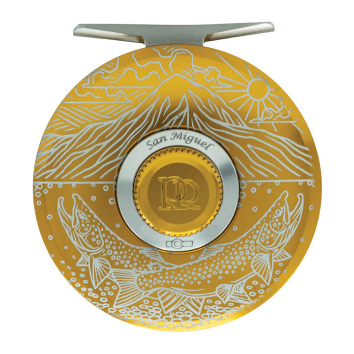 Ross San Miguel Fly Reel 5/6 Underwood Ridge Risers Gloss Gold #16 of 100
