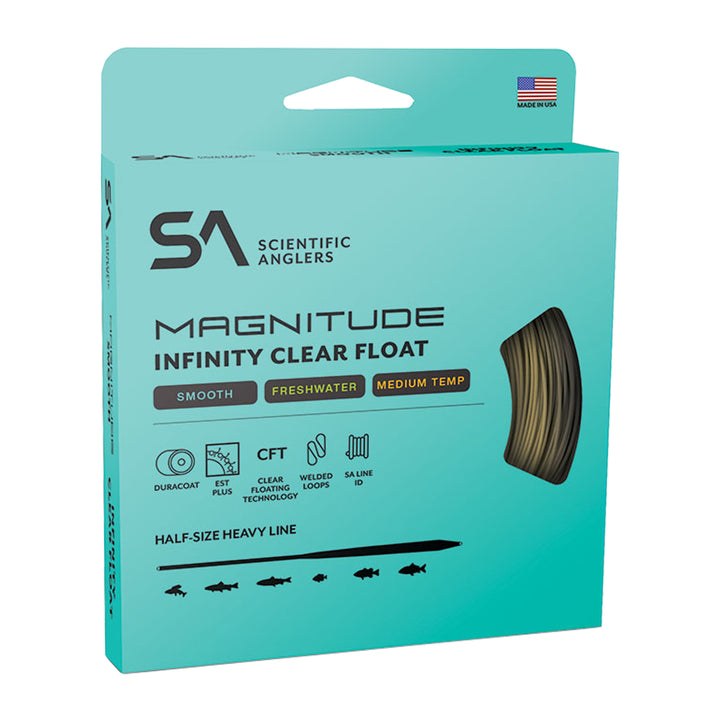 Scientific Anglers Magnitude Trout Smooth Infinity Fly Line 10' Clear Float Tip - Madison River Fishing Company