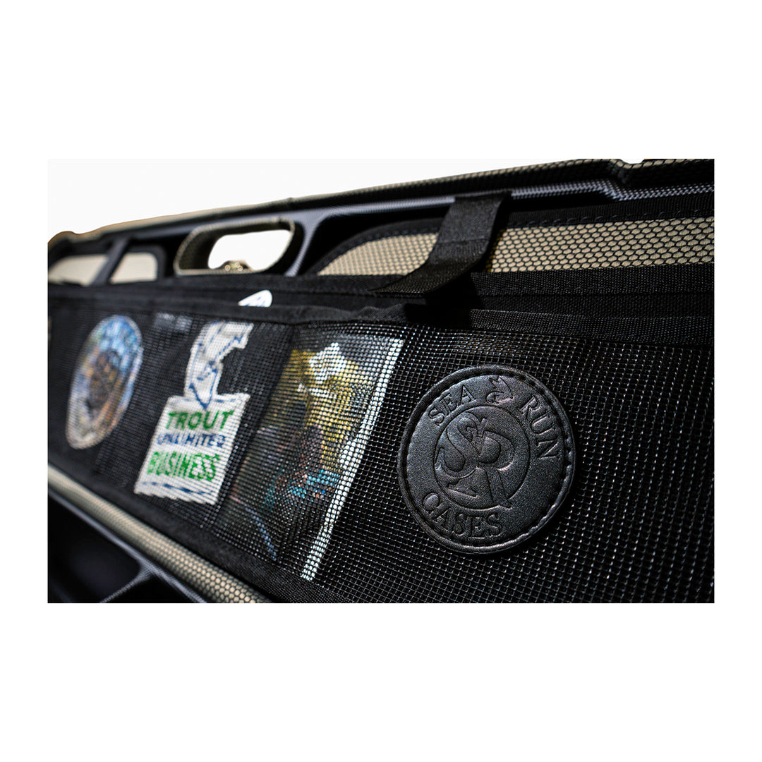 Sea Run Norfork Expedition Fly Fishing Rod & Reel Travel Case 9'6" Rod Espresso/Fish Scale with Waterproof Cover Green