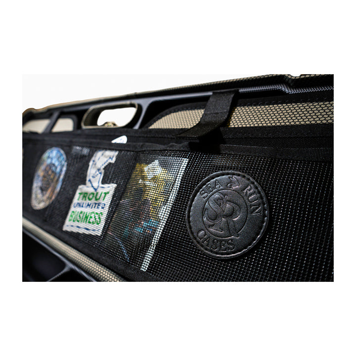 Sea Run Norfork Expedition Fly Fishing Rod & Reel Travel Case 9'6" Rod Espresso/Fish Scale with Waterproof Cover Green