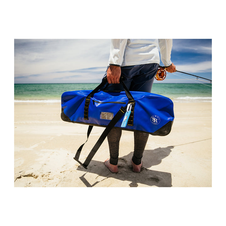 Sea Run Norfork Expedition Fly Fishing Rod & Reel Travel Case Waterproof Cover Cobalt