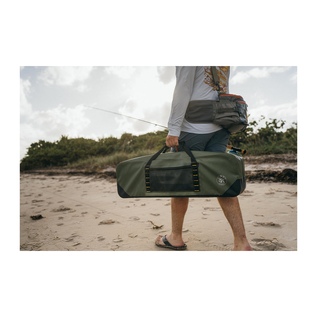 Sea Run Norfork Expedition Fly Fishing Rod & Reel Travel Case Waterproof Cover Green