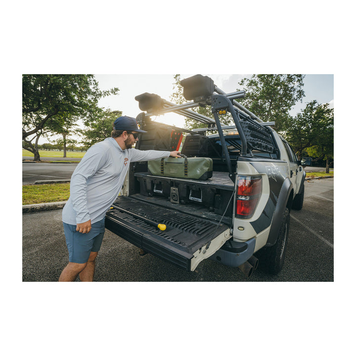 Sea Run Norfork Expedition Fly Fishing Rod & Reel Travel Case Waterproof Cover Green