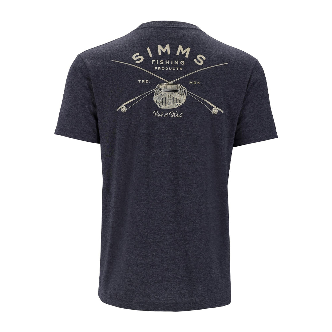 Simms Classic Tackle T-Shirt Navy Heather