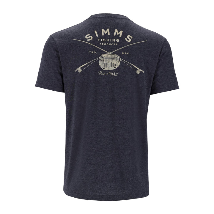 Simms Classic Tackle T-Shirt Navy Heather