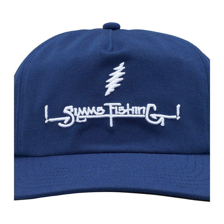 Simms Grateful Dead Double Haul Cap Lightning Script Navy - Madison River Fishing Company