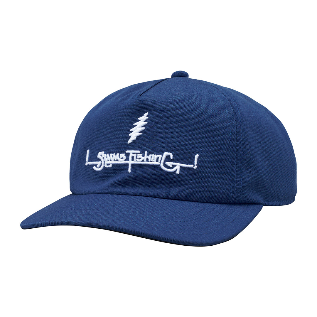 Simms Grateful Dead Double Haul Cap Lightning Script Navy