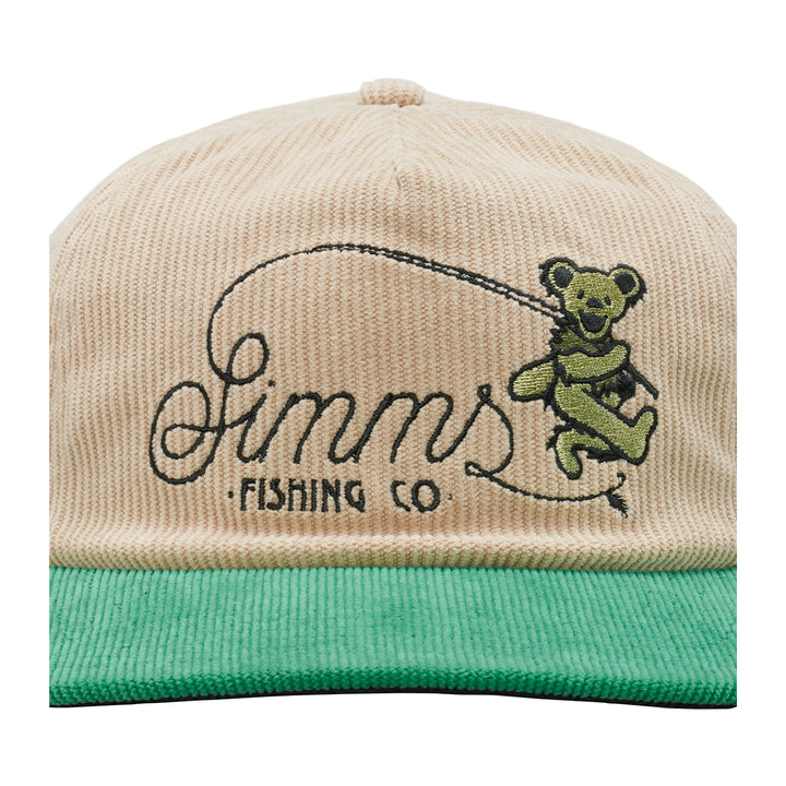 2025 Simms Grateful Dead Double Haul Corduroy Cap Wonders Tan - Madison River Fishing Company
