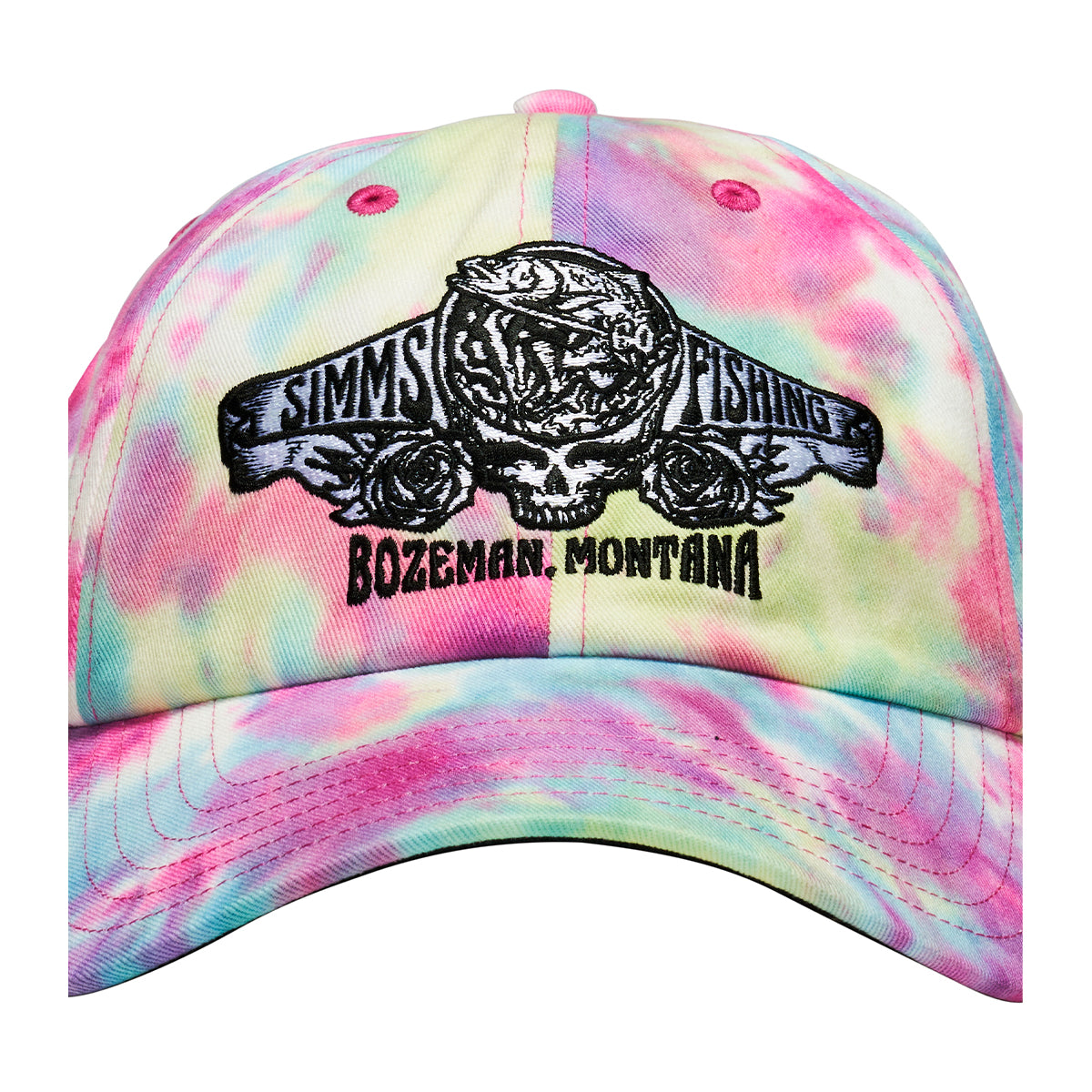 Haul Script Simms Grateful Dead Single Haul Cap Fountain Script Tie Dye – Madison ...