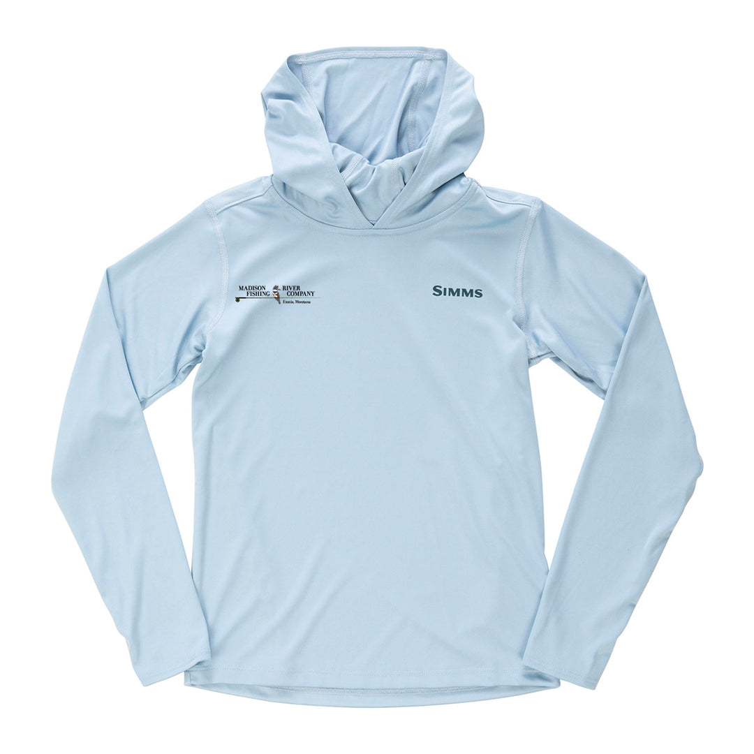 Simms MRFC Logo Kids Solar Tech Hoody Bimini Blue