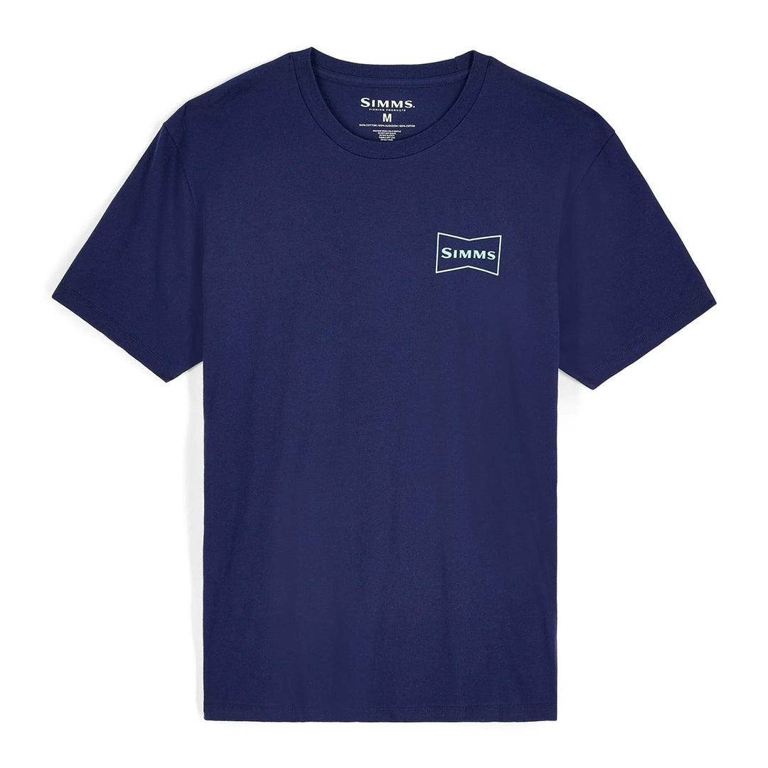 Simms Salty Sign T-Shirt Navy