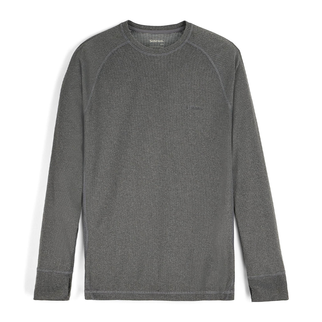 Simms Strata 160 LS Crew Dark Grey Heather