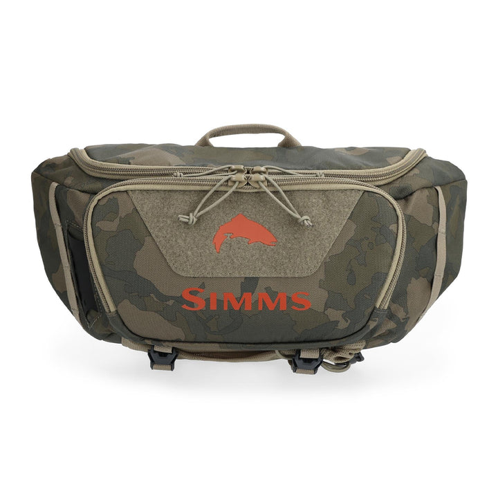 Simms Tributary Hip Pack Regiment Camo Olive Drab - Madison River Fishing Company