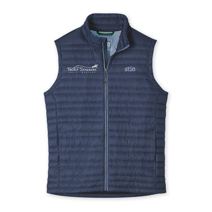 Stio MTS Logo Pinion Down Vest Mountain Shadow