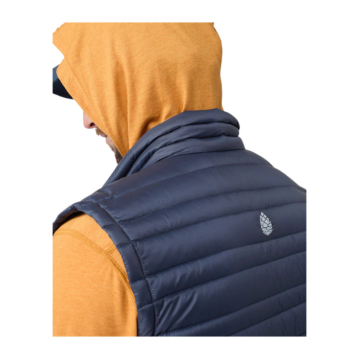 Stio MTS Logo Pinion Down Vest Mountain Shadow