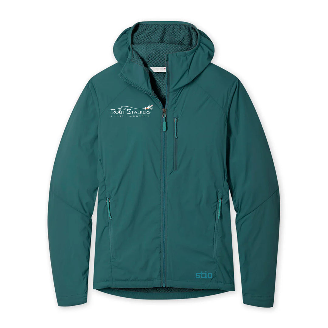 Stio MTS Logo Womens Dawner Hooded Jacket Boundless