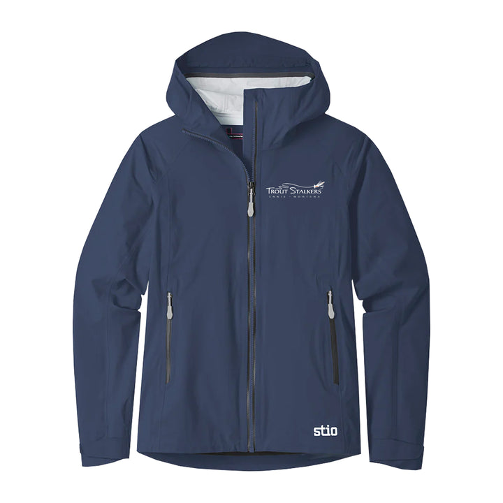 Stio MTS Logo Womens Ender Hooded Jacket Mountain Shadow