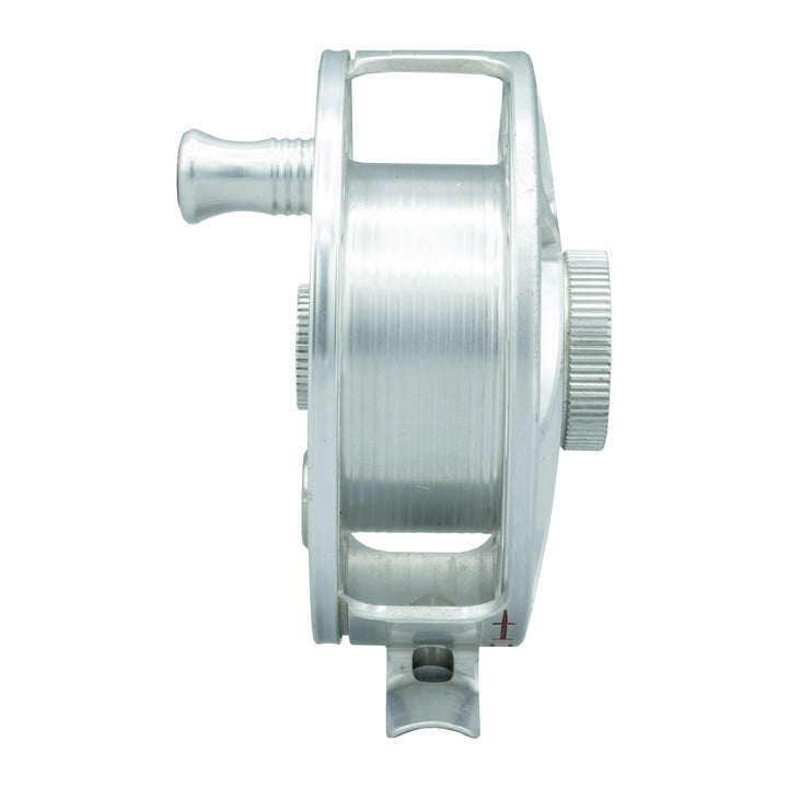 USED Hatch Finatic 4 Plus Clear/Red Fly Reel