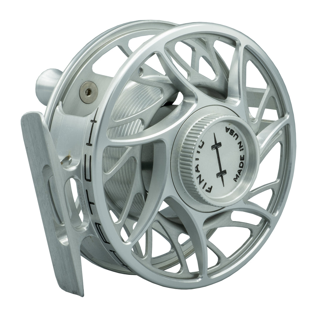 USED Hatch Finatic 4 Plus Clear/Black Fly Reel