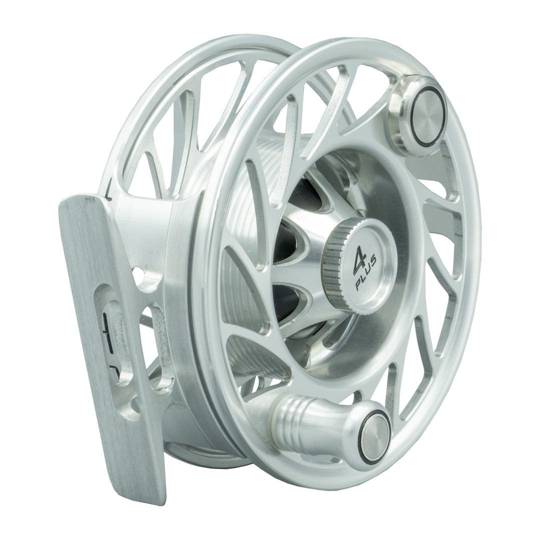 USED Hatch Finatic 4 Plus Clear/Black Fly Reel