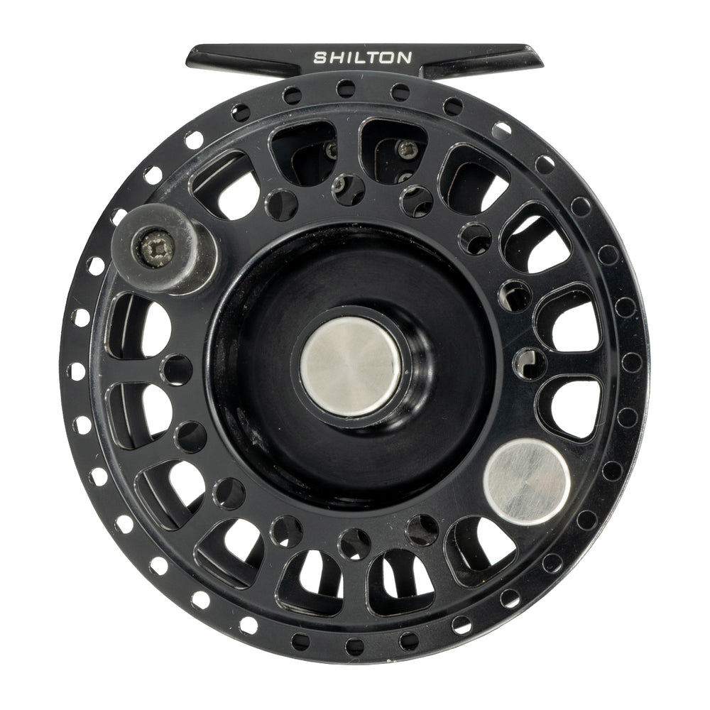 USED Shilton SL6 (9-10WT) Black Fly Reel