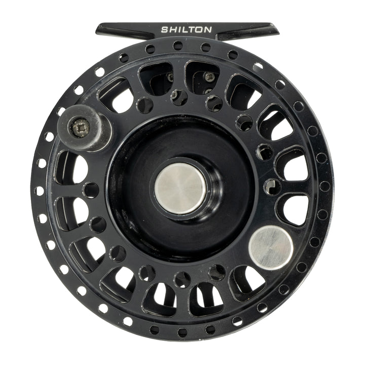 USED Shilton SL6 (9-10WT) Black Fly Reel