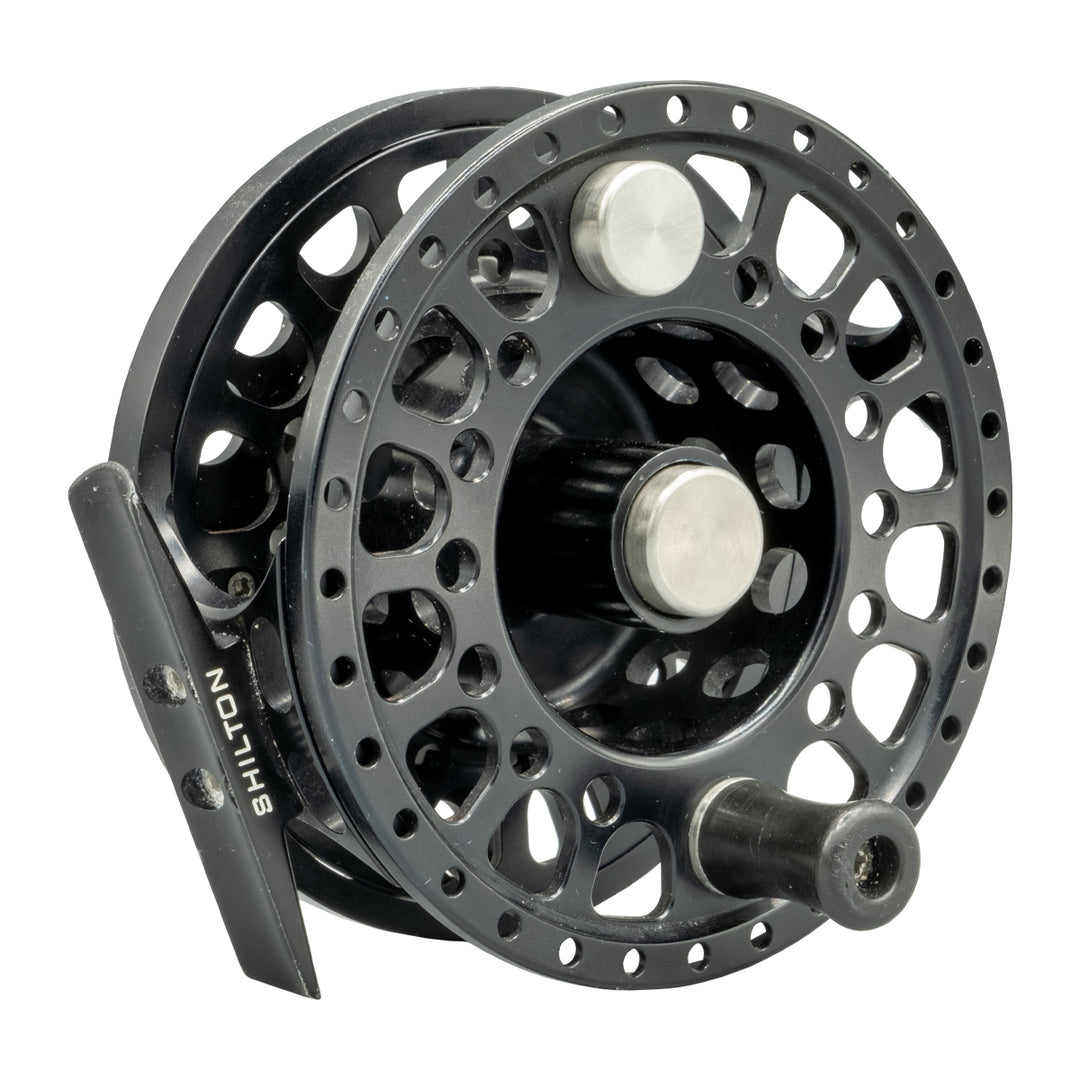 USED Shilton SL6 (9-10WT) Black Fly Reel