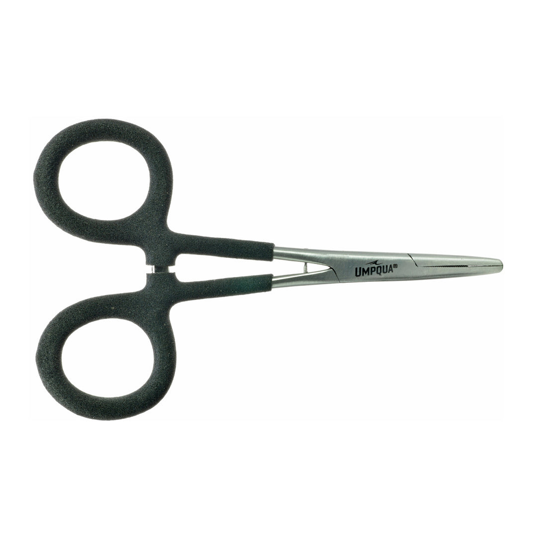 Umpqua River Grip 5" Straight Hemo Clamp Black