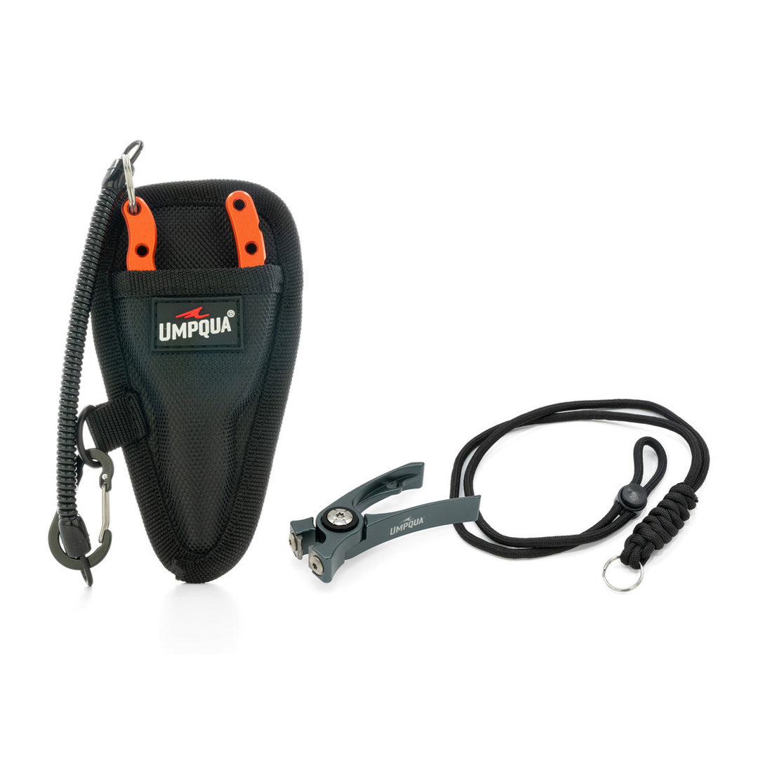 Umpqua RiverRun Trout Plier/Nipper Combo Orange/Gunmetal - Madison River Fishing Company