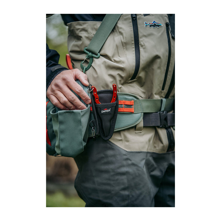 Umpqua RiverRun Trout Pliers Orange w/Sheath - Madison River Fishing Company