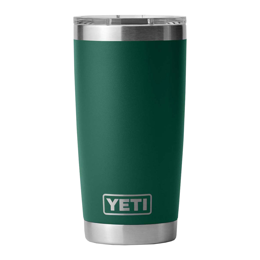 YETI MRFC Logo Rambler 20 oz Tumbler MS Forest Green - Madison River Fishing Company