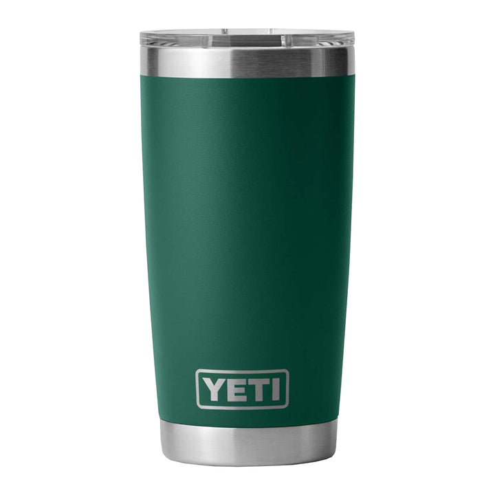 YETI MRFC Logo Rambler 20 oz Tumbler MS Forest Green - Madison River Fishing Company