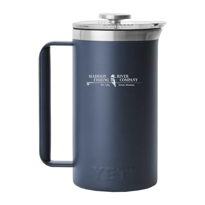 YETI Rambler 34 oz French Press Navy - Madison River Fishing Company