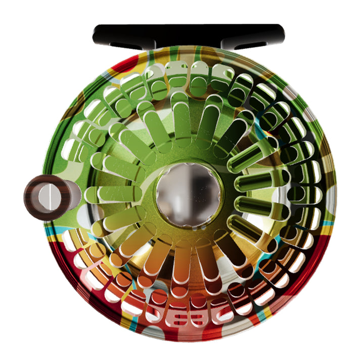 Abel TR 2/3 Solid Reel Abstract Brook with Rosewood Handle