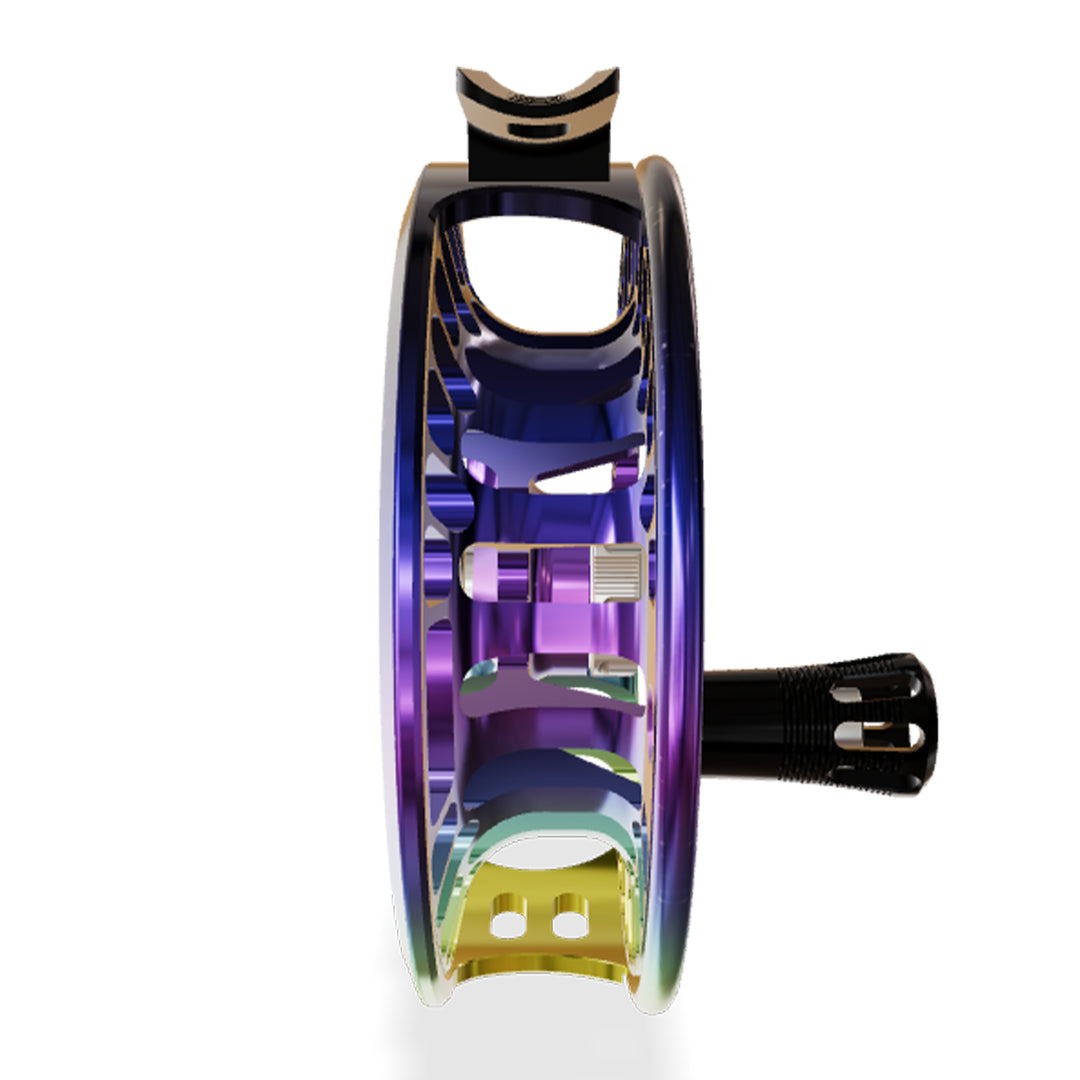 Abel TR Reel 2/3 Northern Lights Fade with Black Handle
