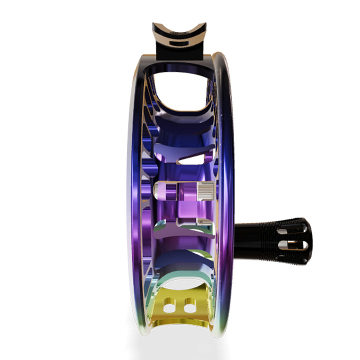 Abel TR Reel 2/3 Northern Lights Fade with Black Handle