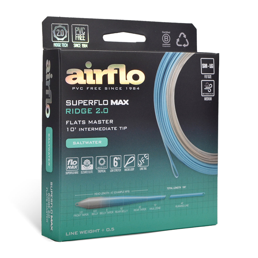 AirFlo Superflo Max Ridge 2.0 Flats Master Intermediate Tip