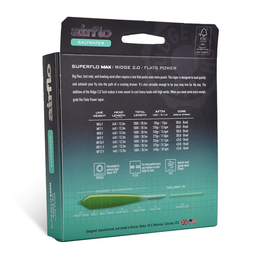 Airflo Superflo Max Ridge 2.0 Flats Power Taper