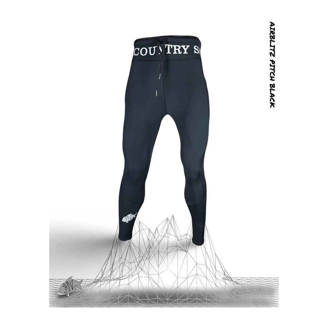 Backcountry Skinz AIRBLITZ Black Perforated Neoprene Leggings Unisex