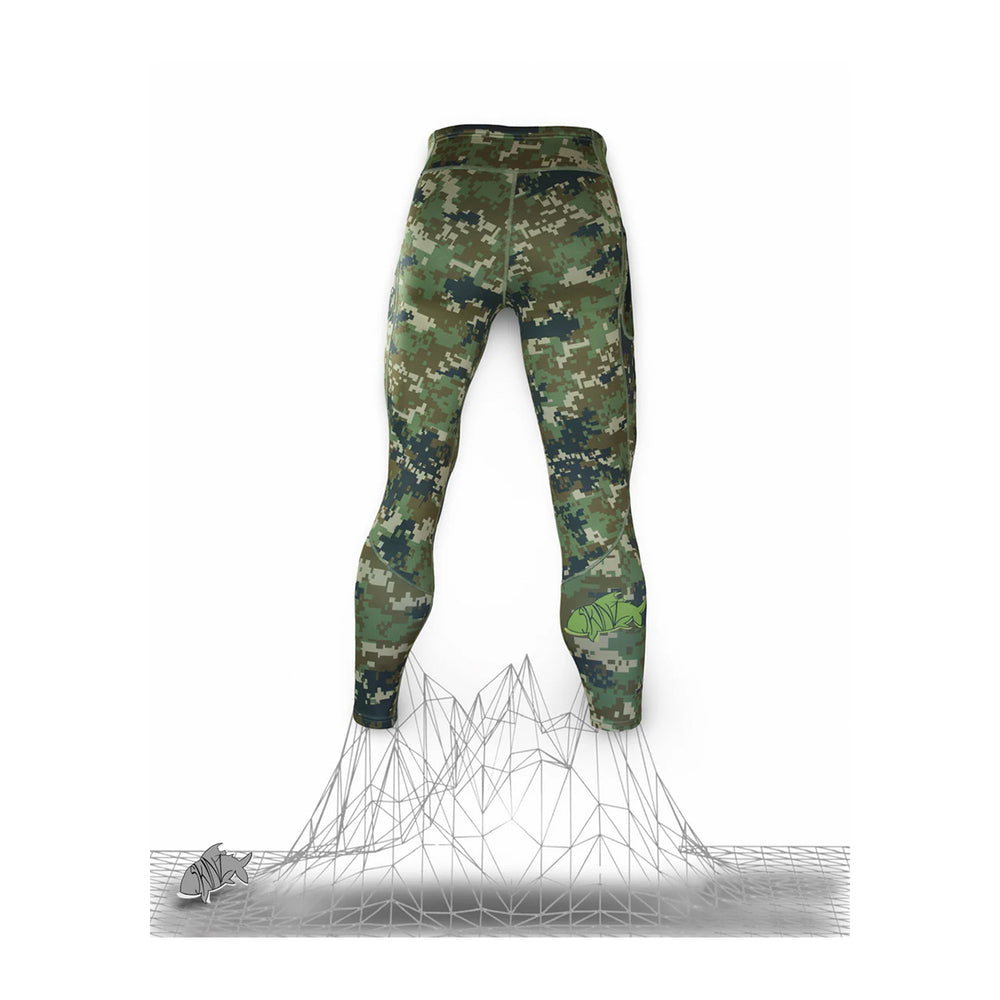 Backcountry Skinz AIRBLITZ Moss Camo Perforated Neoprene Leggings Unisex
