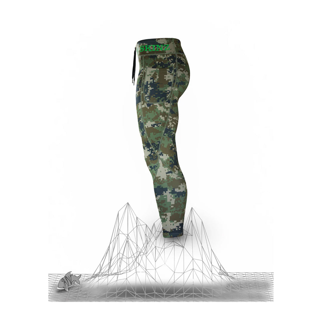 Backcountry Skinz AIRBLITZ Moss Camo Perforated Neoprene Leggings Unisex