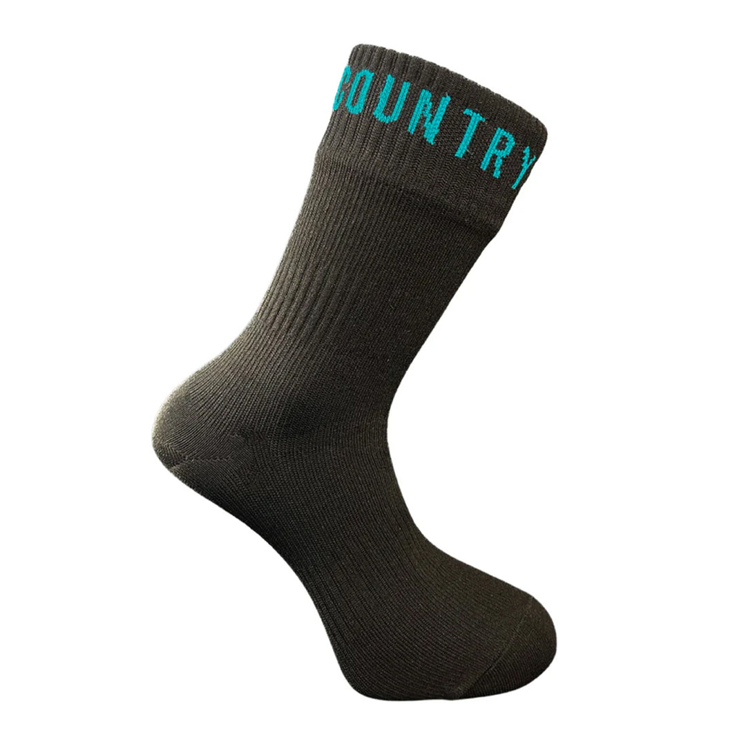 Backcountry Skinz Waterproof Merino Wool Mid Length Socks Black