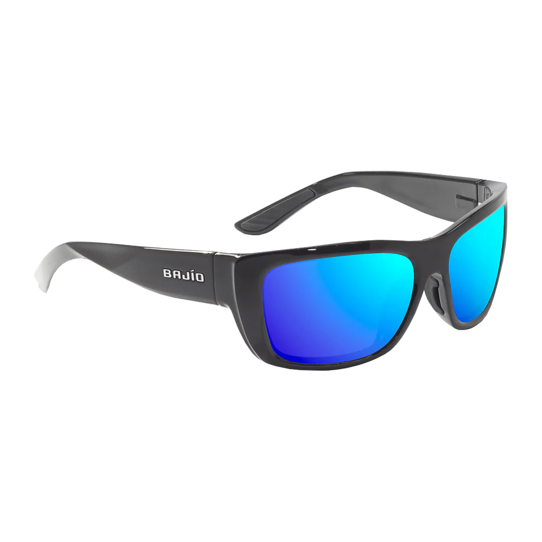 Bajio Annette Black Gloss Blue Mirror Poly +1.50