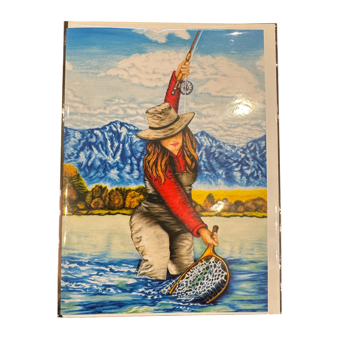 Conner Art Studio Lady of the Line Card