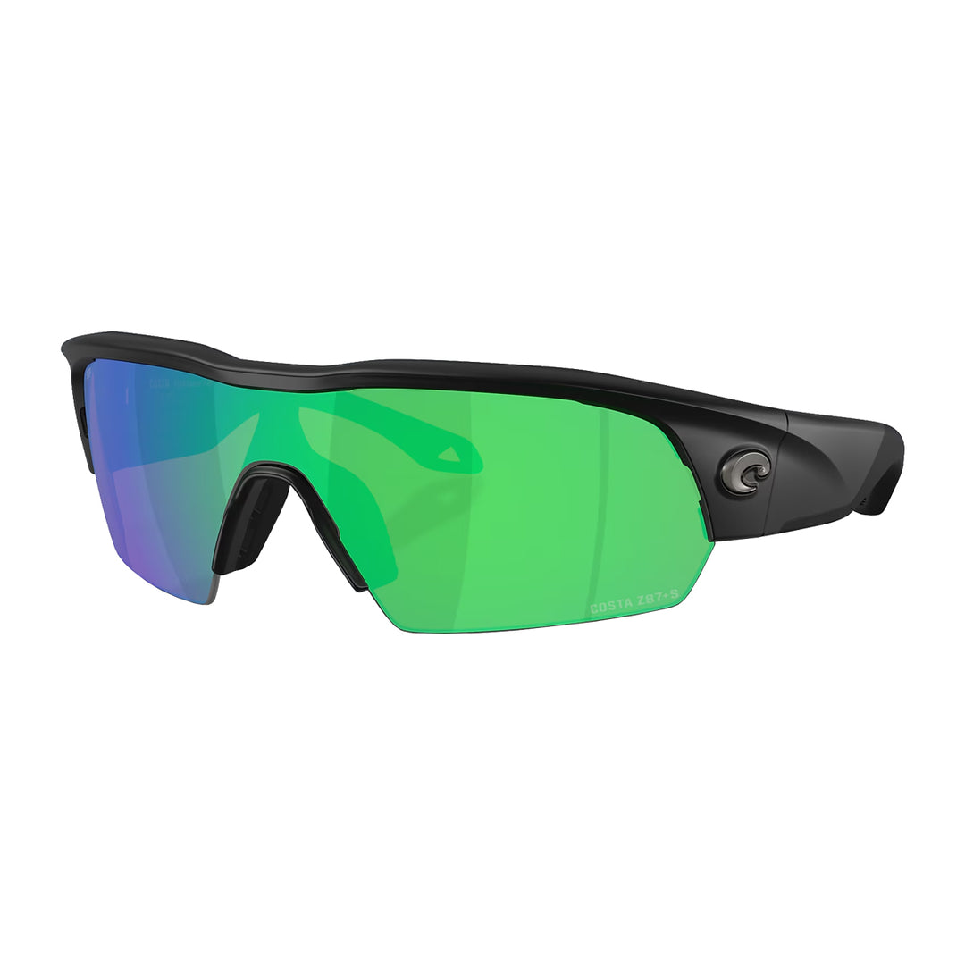 Costa Pilothouse Pro Matte Black Green Mirror 580P